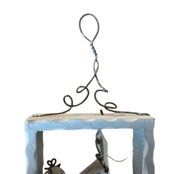 HC Accents Winter Window Wooden Rustic Primitive Snowman 4" x 5" Ornament - Picture 6 of 7